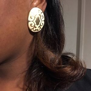 Vintage clip on earrings